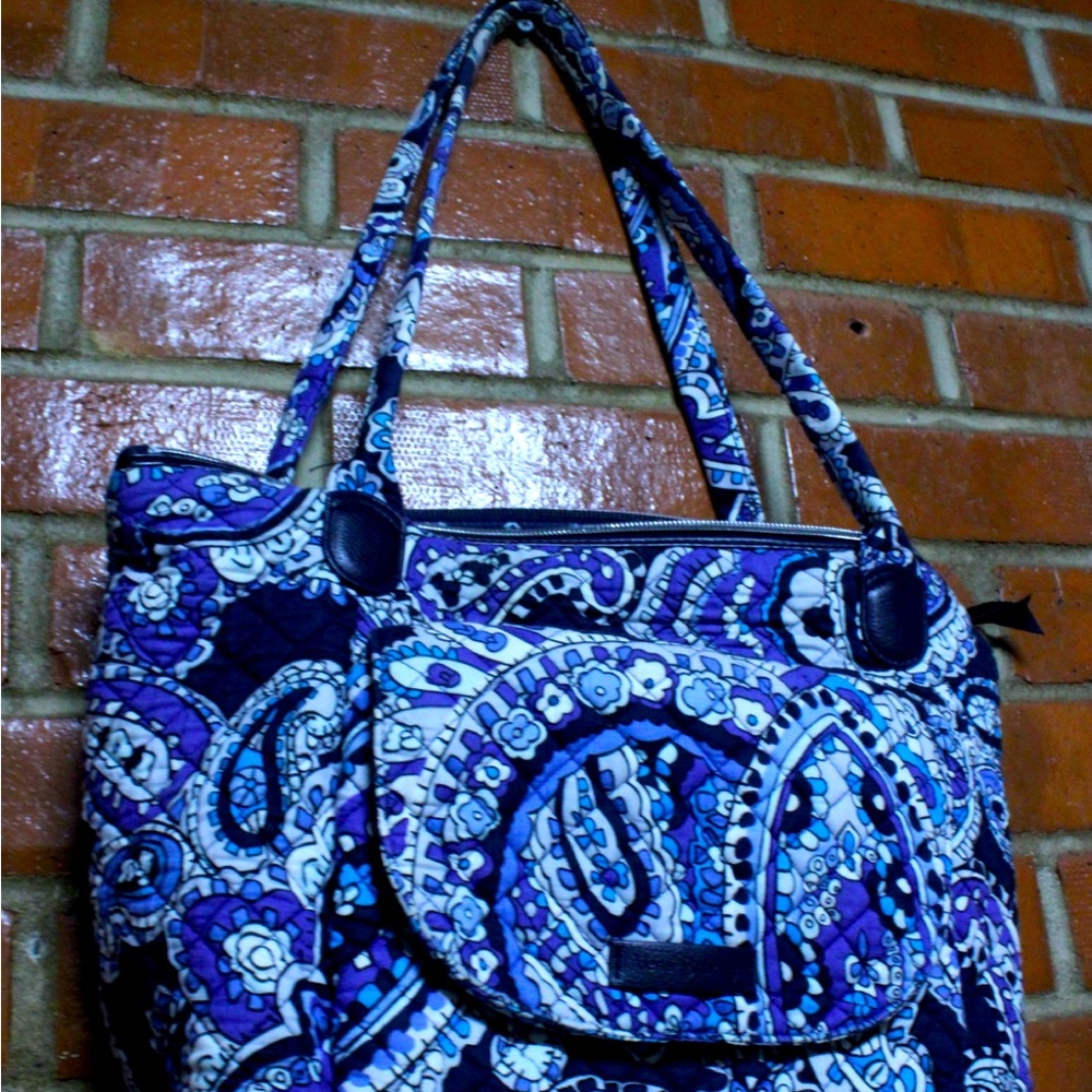 Vera Bradley Signature Cotton Carson East West Tote Bag